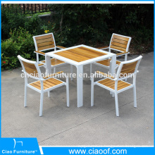 New Design Teak Wood Outdoor Furniture Dining Table Set